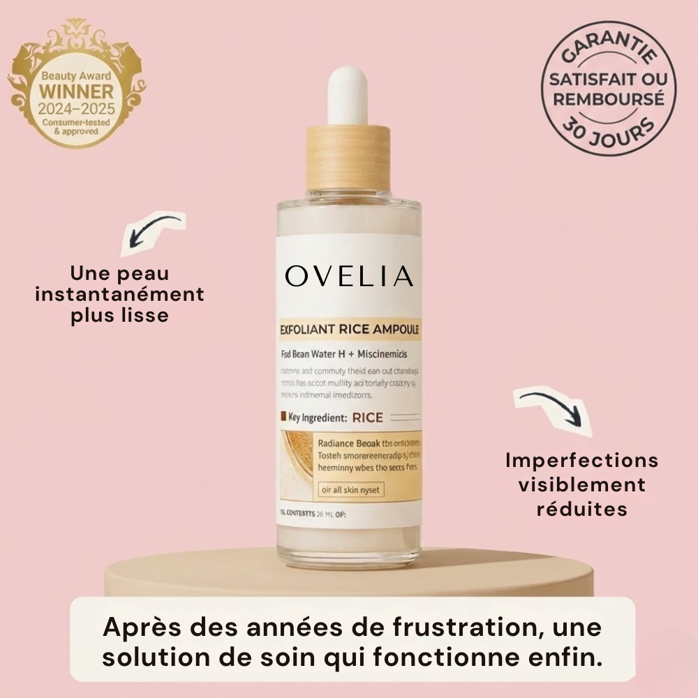 Ovelia - Gommage au riz